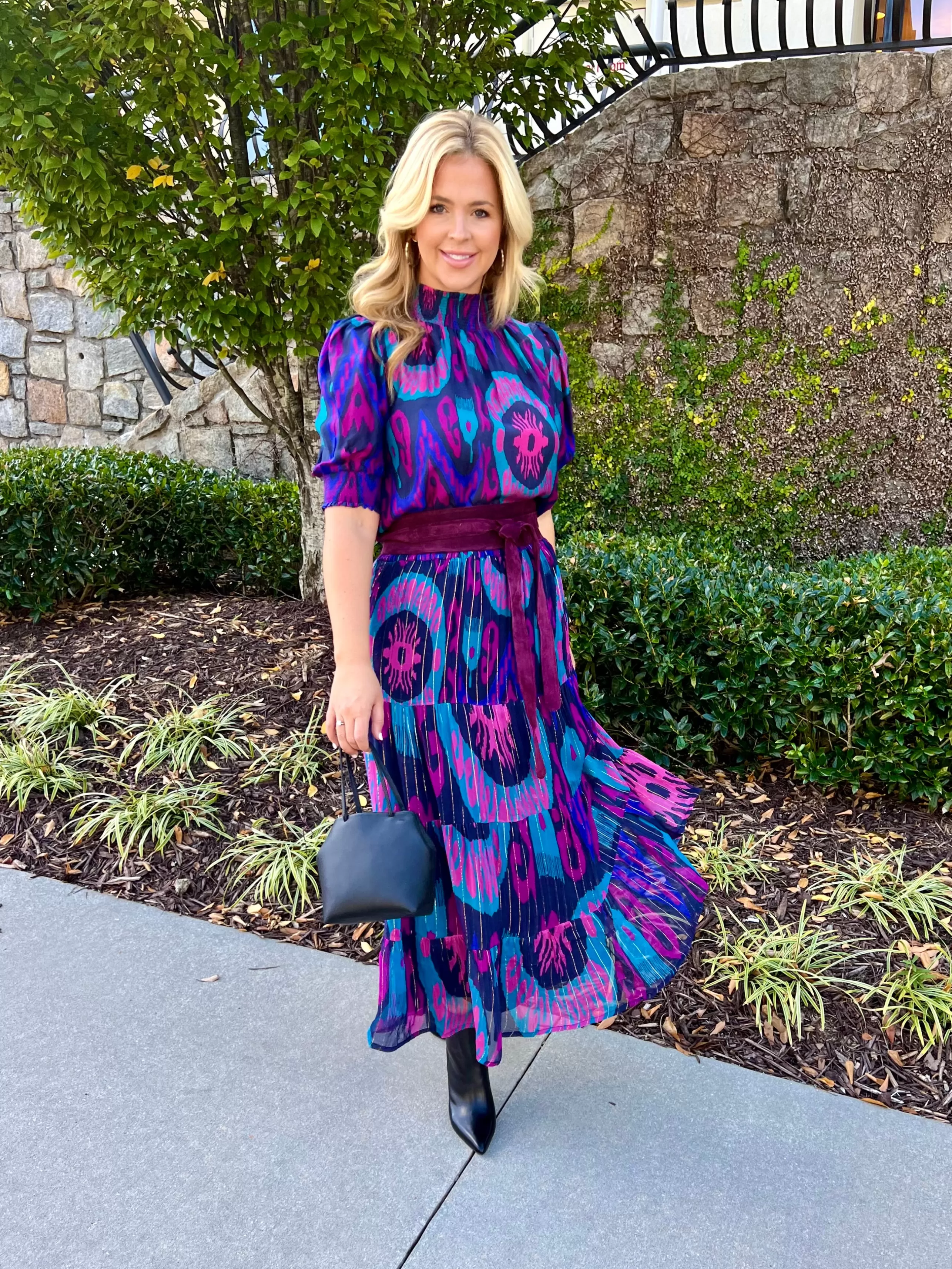 LA PLAGE Matching Sets^Breakers Maxi Skirt In Ikat Multi