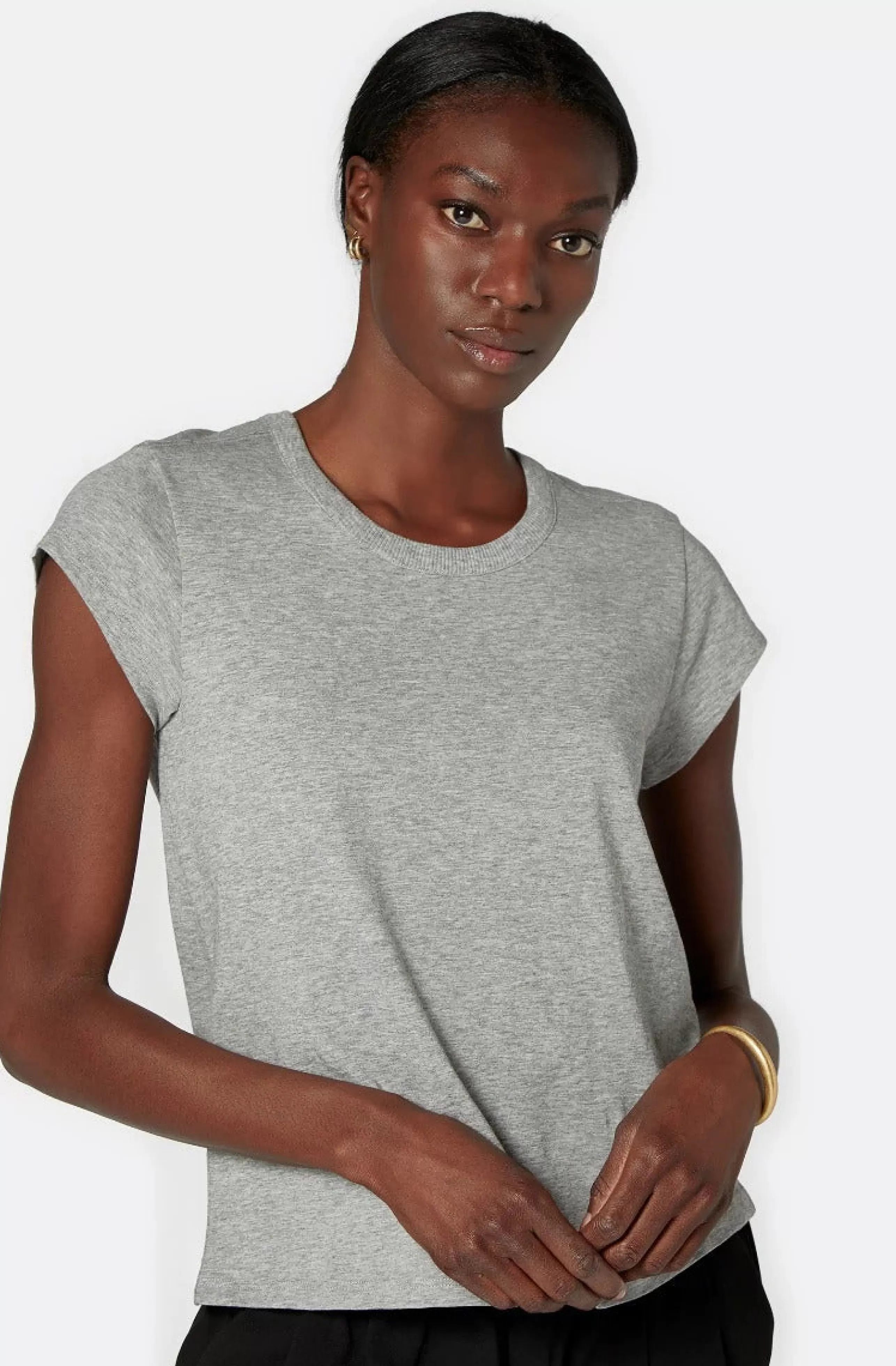 JOIE Tops^Delzia Tee In Heather Grey