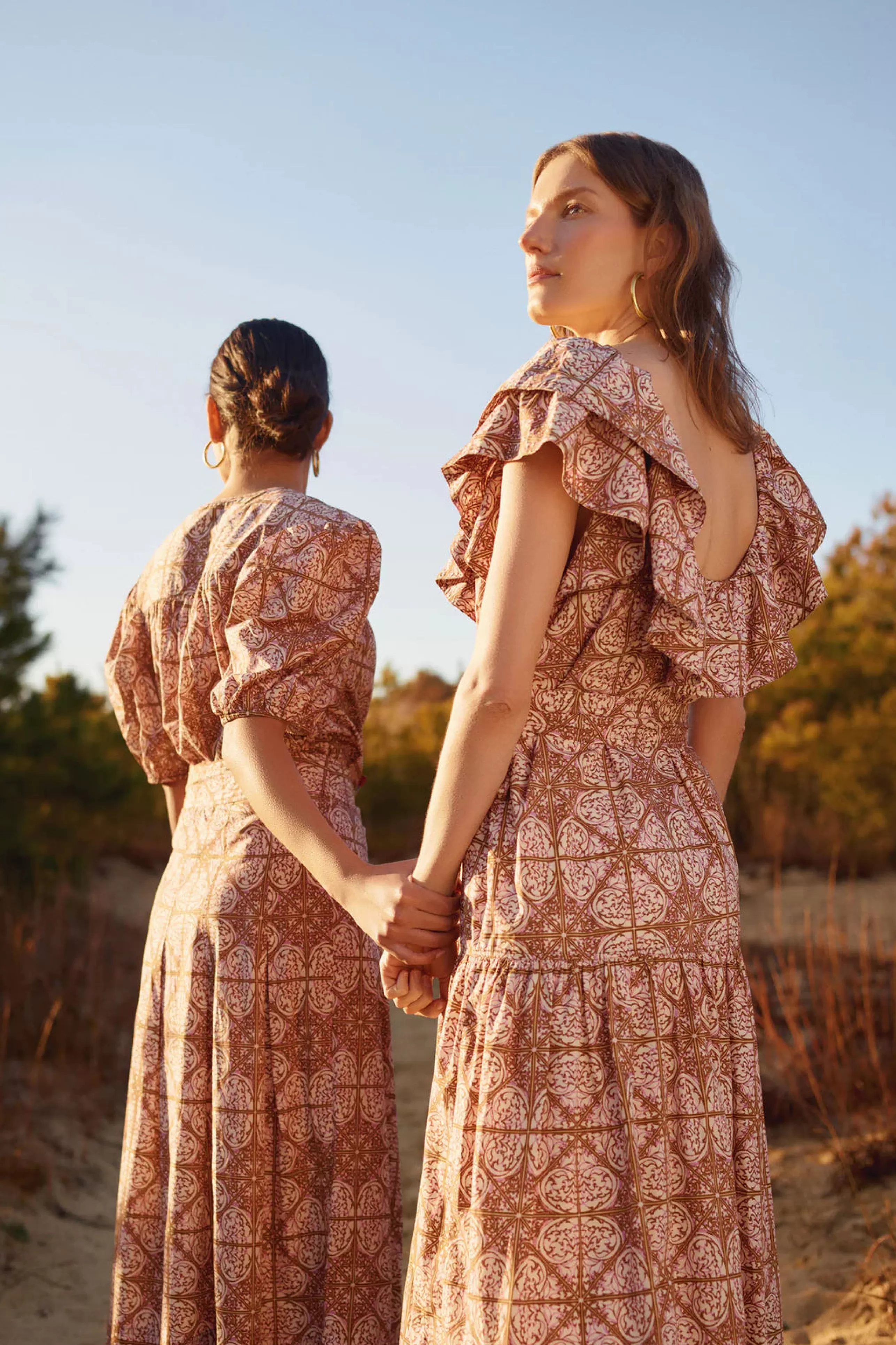 MARIE OLIVER Matching Sets^Frankie Skirt In Nouveau Mosaic *Final Sale*