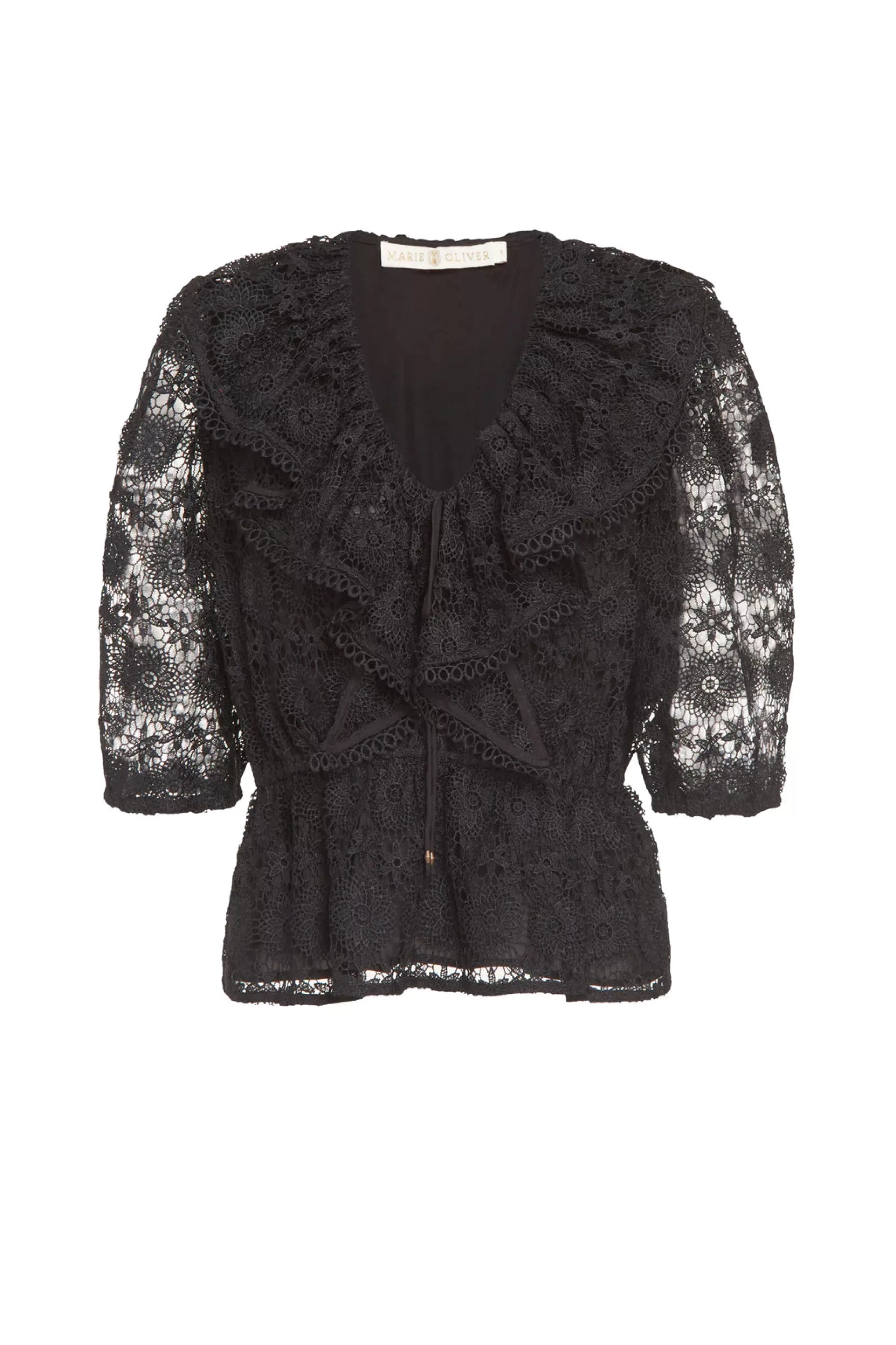 MARIE OLIVER Tops^Georgia Top In Black *Final Sale*