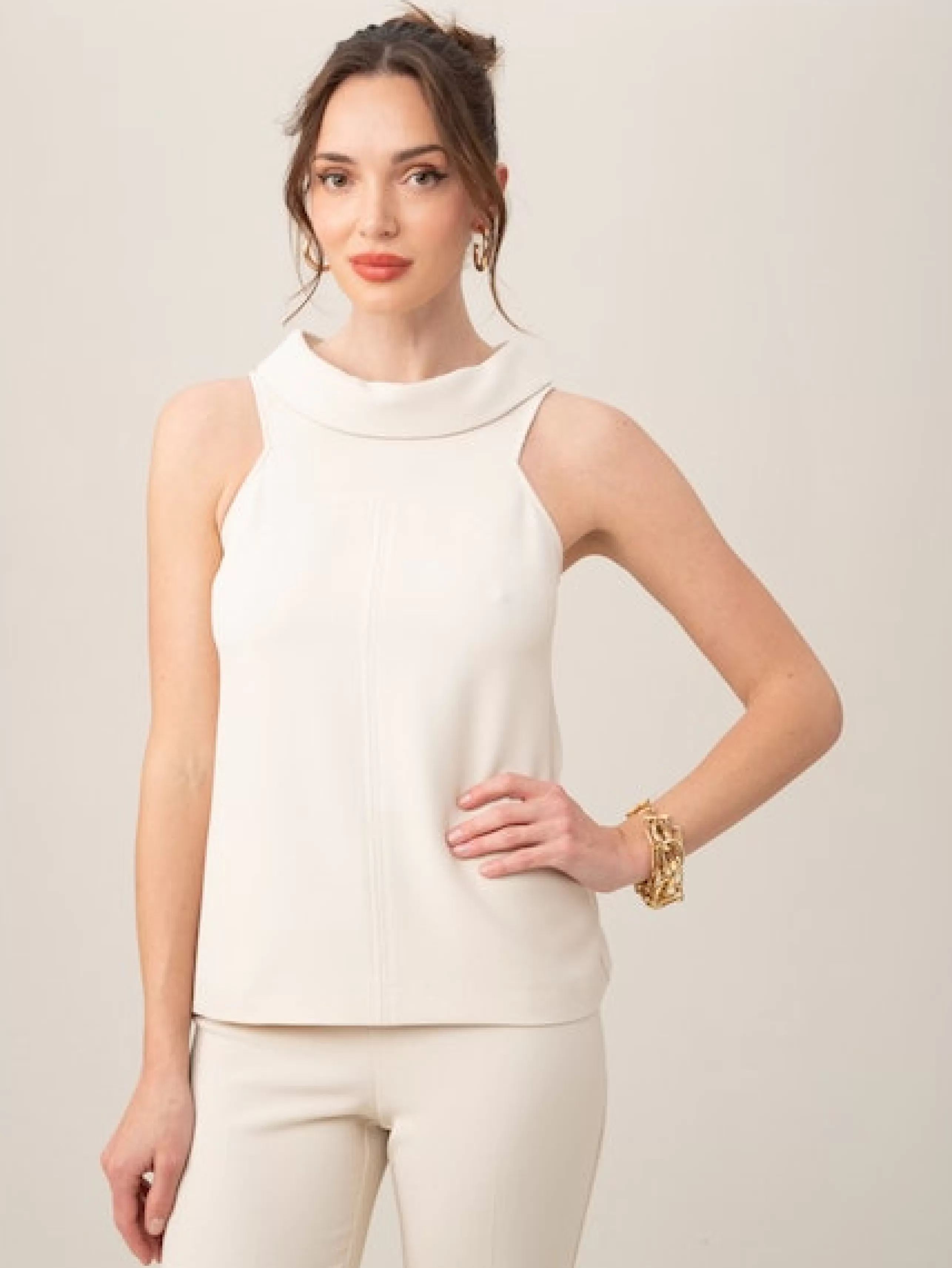 TRINA TURK Tops^Lenox Hill Top In Cream