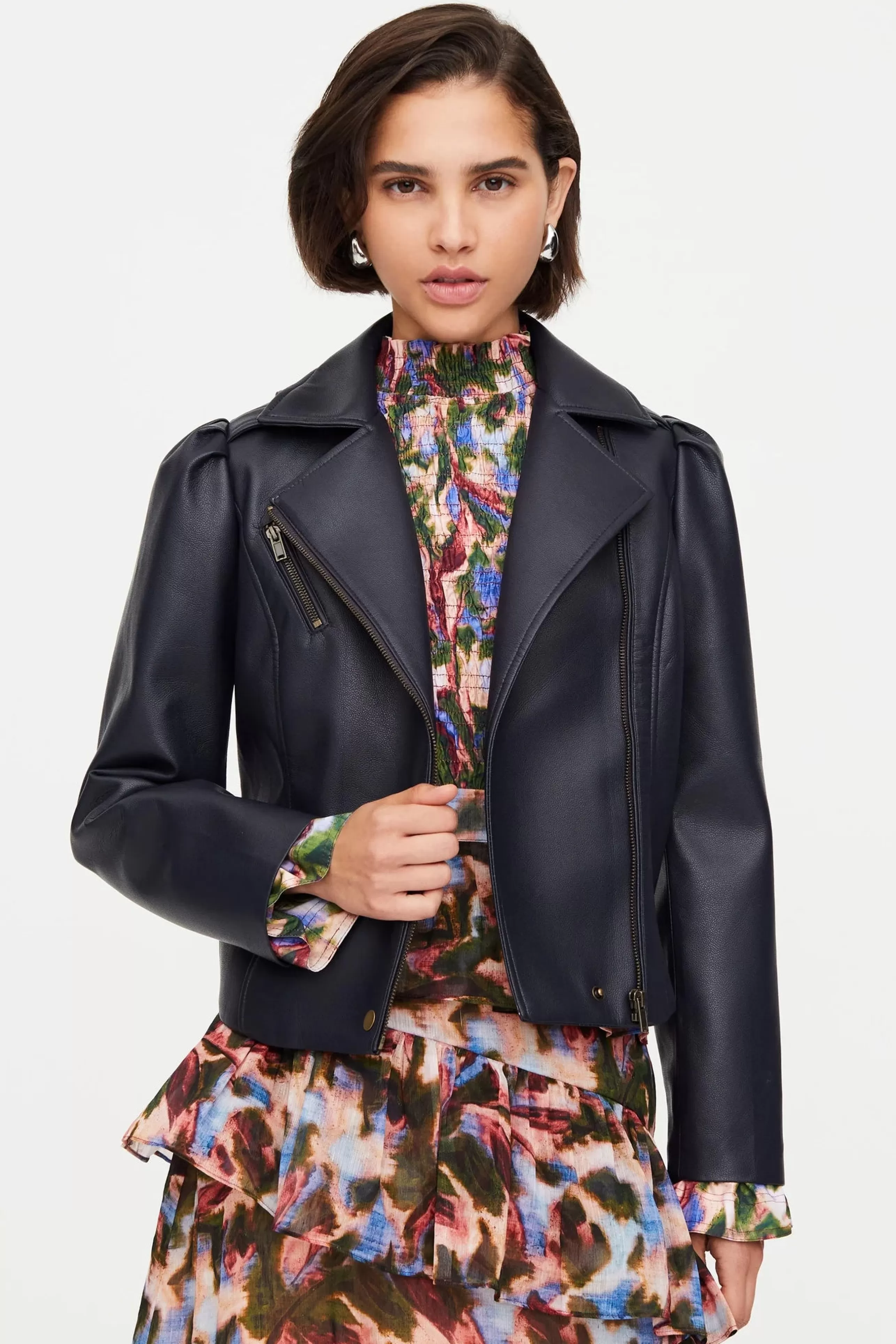 MARIE OLIVER Outerwear^Maeve Moto Jacket In Midnight