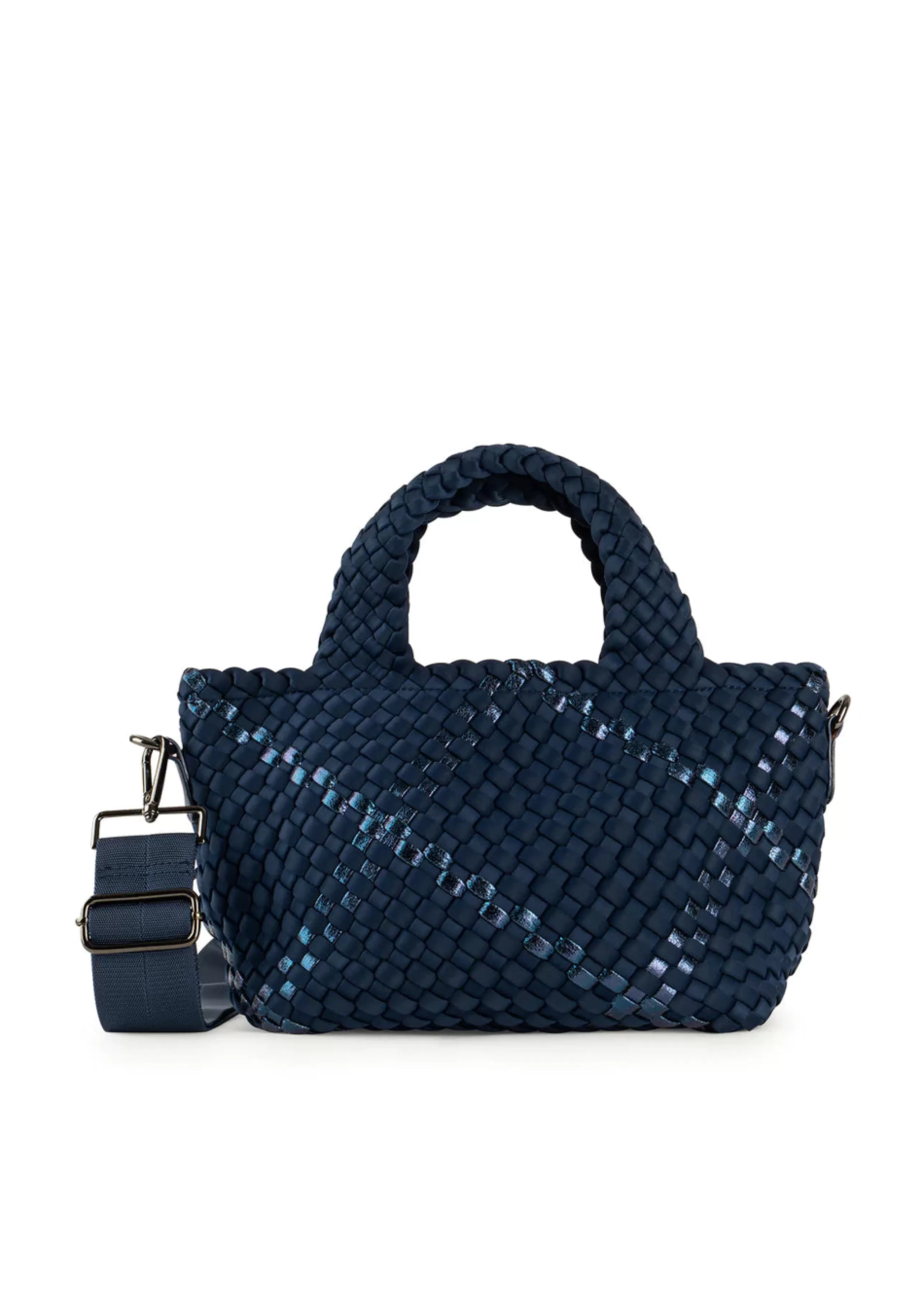 Haute Shore Ltd Athelisure^Mark Mini Tote In Navy/Navy Metallic