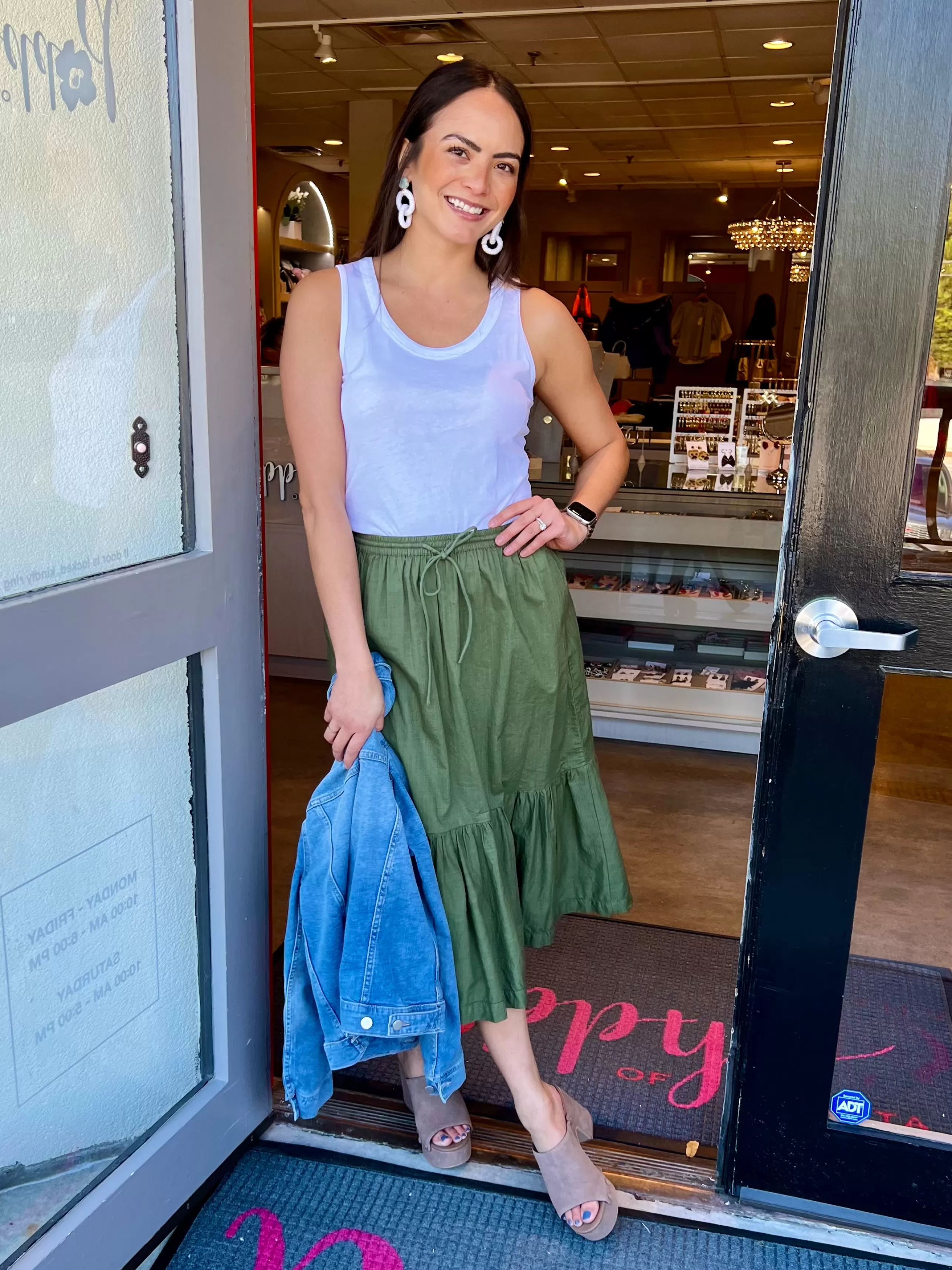 LILLA P Tops^Scoop Neck Tank Top In White