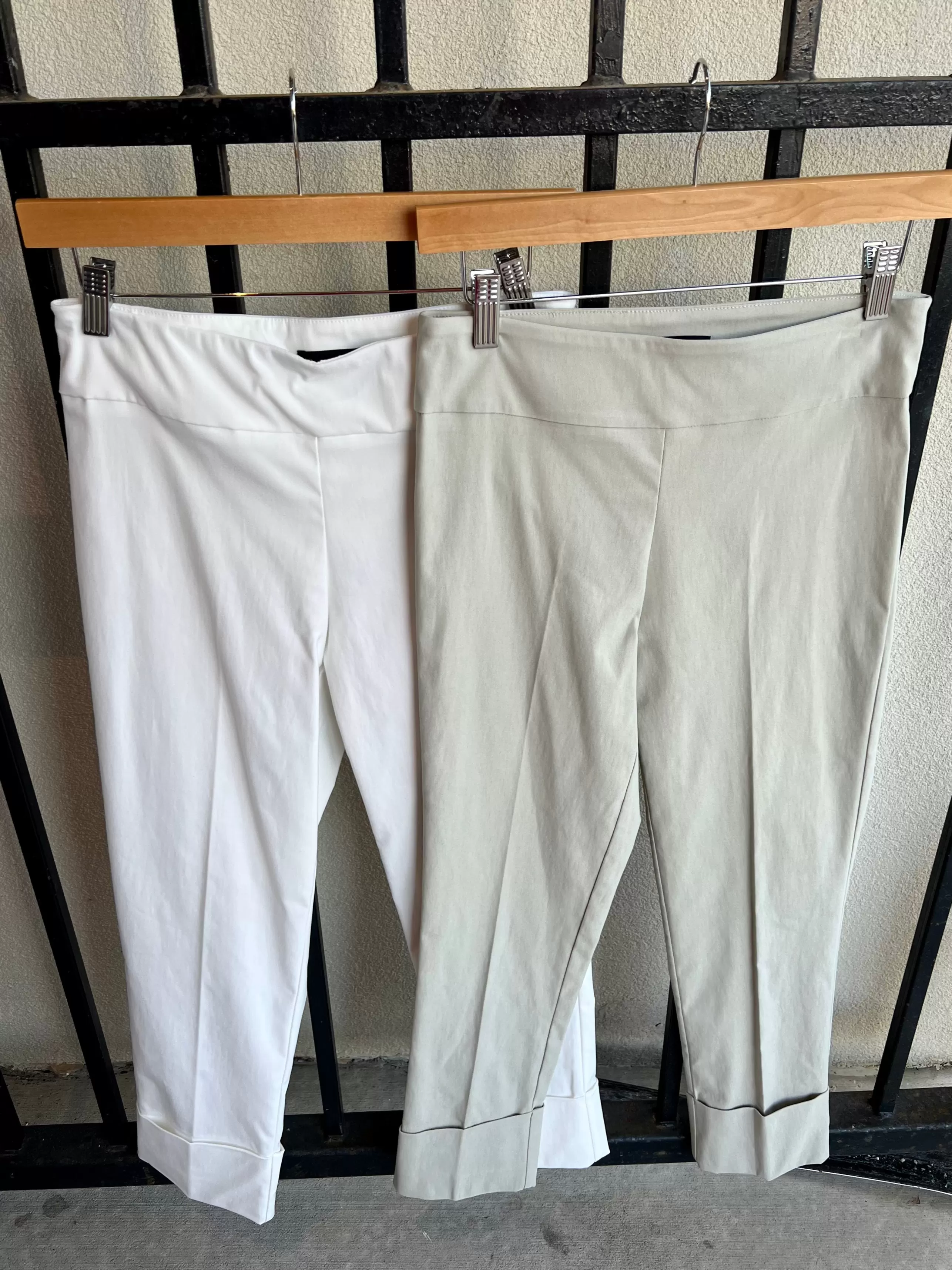 ESTELLE AND FINN Bottoms^Wide Cuff Pant In Sand *Final Sale*